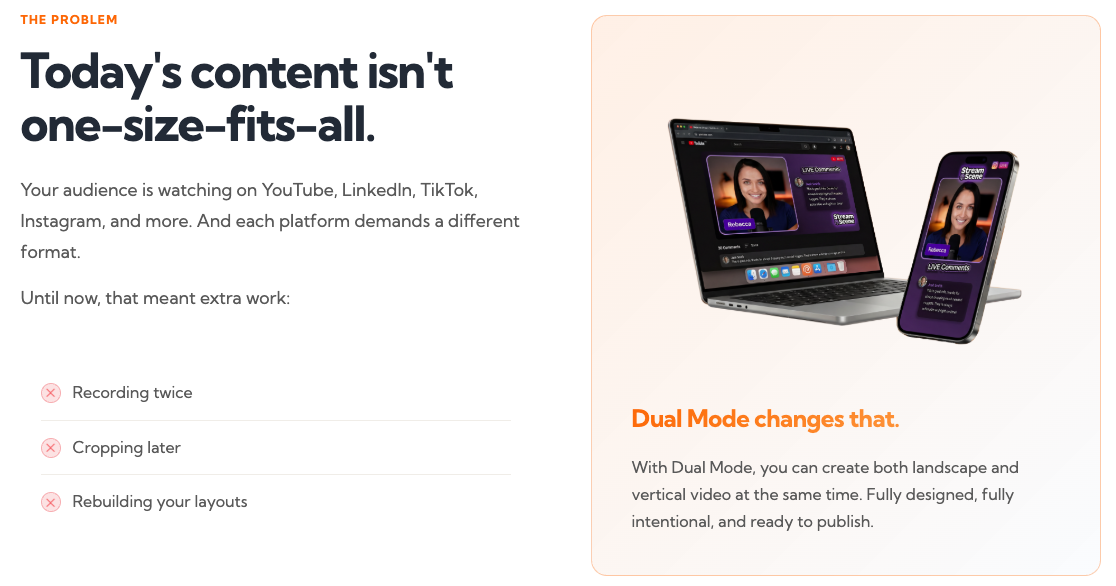 How to Create Once And Dominate YouTube TikTok Reels In 2026 1 mw ecamm dual block