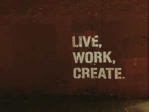 live, work, create.